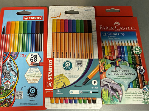 3er set markenstifte - 3er-set, –