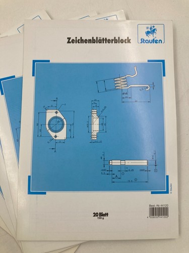 Zeichenblock technisch 20bl - a4,