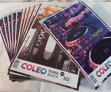10x Coleo Schulblock A4, 50