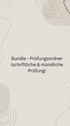 Bundle prüfungsordner - bundle,